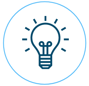 Compliance light bulb icon